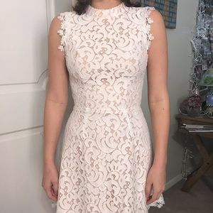 White lace dress